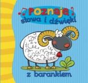 Poznaję słowa i dźwięki z barankiem. Autor: Cieślak Małgorzata. Dadada.pl Okładka książki Poznaję słowa i dźwięki z barankiem
