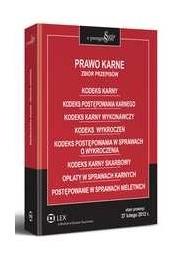Okładka książki Prawo karne. Zbiór przepisów.Stan prawny na 27.02.2012 r.