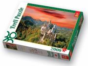 Okładka książki Puzzle 2000 Zamek Neuschwanstein, Bawaria TREFL