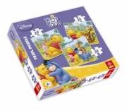 Okładka książki Puzzle 20-36-50 Mix. Kubuś Puchatek