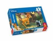 Okładka książki Puzzle 30 Skunksik i Bambi TREFL