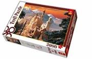 Okładka książki Puzzle 3000 Zimowy Zamek Neuschanstein TREFL