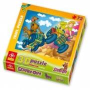 Okładka książki Puzzle 3D 72 Scooby. Quady