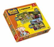 Okładka książki Puzzle 3w1 Bob Budowniczy TREFL