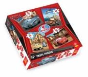 Okładka książki Puzzle 4w1- Auta 2