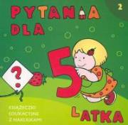 Okładka książki Pytania dla 5 latka część 2 (z naklejkami)