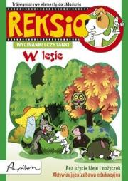 Reksio. Wycinanki i czytanki. W lesie. Autor: praca zbiorowa. Dadada.pl Okładka książki Reksio. Wycinanki i czytanki. W lesie