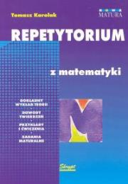 Repetytorium z matematyki. Autor: Karolak. Dadada.pl Okładka książki Repetytorium z matematyki