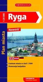 Okładka książki Ryga plan miasta