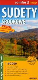 Okładka książki Sudety Środkowe 1:60 000 mapa turystyczna laminowa