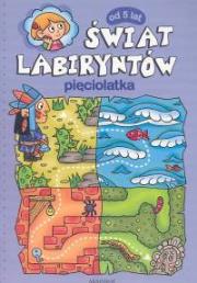 Świat labiryntów pięciolatka. Autor:   Praca zbiorowa. Dadada.pl Okładka książki Świat labiryntów pięciolatka