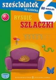 Okładka książki Sześciolatek na szóstkę. Rysuję szlaczki.