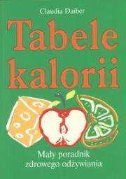 Okładka książki Tabele kalorii. Mały poradnik zdrowego odżywiania (kdc)