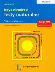 Okładka książki Testy maturalne język niemiecki poziom podstawowy z płytą CD