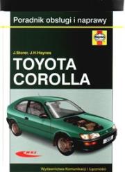 Toyota Corolla. Autor: STORER JAY, HAYNES JOHN. Dadada.pl Okładka książki Toyota Corolla