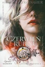 Trylogia czasu - Czerwień rubinu. Autor: Gier Kerstin. Dadada.pl Okładka książki Trylogia czasu - Czerwień rubinu
