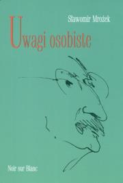 Uwagi osobiste. Autor: Mrożek Sławomir. Dadada.pl Okładka książki Uwagi osobiste
