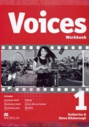 Voices 1 WB MACMILLAN. Autor: Bilsborough Katherine, Bilsborough Steve. Dadada.pl Okładka książki Voices 1 WB MACMILLAN