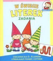 W świecie literek - zadania. Autor: Krassowska Dorota. Dadada.pl Okładka książki W świecie literek - zadania