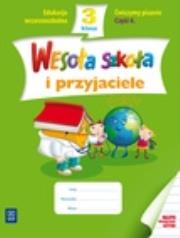 Wesoła szkoła i przyjaciele 3/4 ćw. pisanie WSiP. Autor: Lewandowska Beata, Malinowska Ewa. Dadada.pl Okładka książki Wesoła szkoła i przyjaciele 3/4 ćw. pisanie WSiP