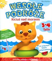 Wesołe podróże Kiciuś nad morzem. Autor: Bartolucci Marta. Dadada.pl Okładka książki Wesołe podróże Kiciuś nad morzem
