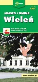 Wieleń - plan miasta i gminy. Autor: praca zbiorowa. Dadada.pl Okładka książki Wieleń - plan miasta i gminy