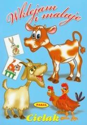 Okładka książki Wklejam i maluję - Cielak