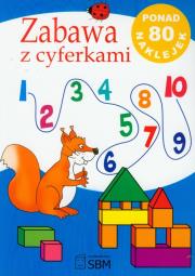 Okładka książki Zabawa z cyferkami ( z naklejkami)