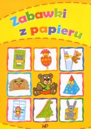 Zabawki z papieru. Wycinanka. Autor: praca zbiorowa. Dadada.pl Okładka książki Zabawki z papieru. Wycinanka