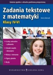 Okładka książki Zadania tekstowe z matematyki. Klasy IV-VI