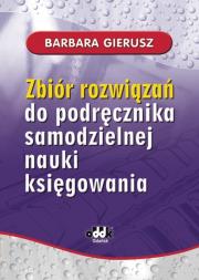 Okładka książki Zbiór rozwiązań do podręcznika samodzielnej nauki księgowania