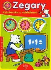 Okładka książki Zegary książeczka z naklejkami