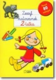 Zeszyt malowanek 2-latka (z naklejkami). Autor: Śniarowska Julia. Dadada.pl Okładka książki Zeszyt malowanek 2-latka (z naklejkami)