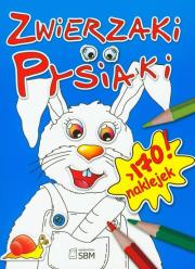 Okładka książki Zwierzaki Pysiaki + 170 naklejek