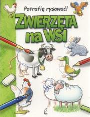 Zwierzęta na wsi. Autor: Wydawnictwo Wilga. Dadada.pl Okładka książki Zwierzęta na wsi
