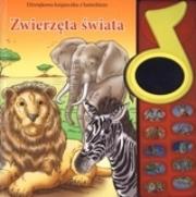Okładka książki Zwierzęta świata. Dźwiękowa książeczka z lusterkiem