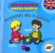 Akademia angielskiego. Angielski dla 4-latków. Autor: Chrzanowska Magdalena. Dadada.pl Okładka książki Akademia angielskiego. Angielski dla 4-latków