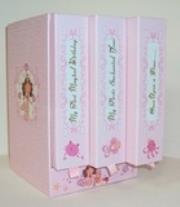 Okładka książki Albumy na zdjęcia dla dziewczynki. Pakiet pudełko