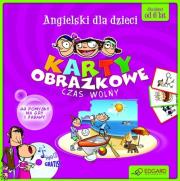Angielski dla dzieci Karty obrazkowe Czas wolny + CD. Autor: praca zbiorowa. Dadada.pl Okładka książki Angielski dla dzieci Karty obrazkowe Czas wolny + CD