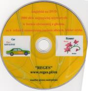 Okładka książki Angielski na DVD-1800 słów najczęściej używanych                           w formie obrazowej z głosem