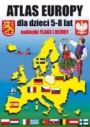 Atlas Europy dla dzieci 5-8 lat. Autor: Tonder Krzysztof. Dadada.pl Okładka książki Atlas Europy dla dzieci 5-8 lat