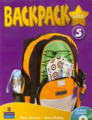 Backpack Gold 5 SB LONGMAN. Autor: Herrera Mario, Pinkley Diane. Dadada.pl Okładka książki Backpack Gold 5 SB LONGMAN