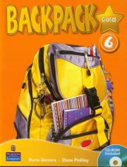 Backpack Gold 6 SB LONGMAN. Autor: Herrera Mario, Pinkley Diane. Dadada.pl Okładka książki Backpack Gold 6 SB LONGMAN