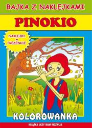 Bajka z naklejkami - Pinokio Literat. Autor: Pruchnicki Krystian. Dadada.pl Okładka książki Bajka z naklejkami - Pinokio Literat