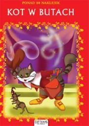 Okładka książki Bajki z naklejkami. Kot w butach