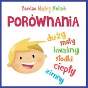 Bardzo mądry maluch. Porównania. Autor: Opracowanie zbiorowe. Dadada.pl Okładka książki Bardzo mądry maluch. Porównania