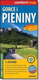 Okładka książki Comfort!map Gorce i Pieniny 1:50 000 laminat