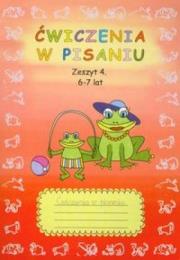 Okładka książki Ćwiczenia w pisaniu 5-6 lat zeszyt 4