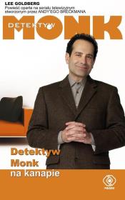 Okładka książki Detektyw Monk na kanapie