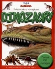 Okładka książki Dinozaury. Książka z naklejkami
